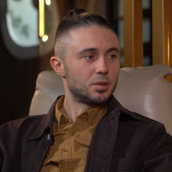 Тарас Тополя, кадр з інтерв'ю