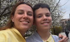 Христина Решетнік з сином, фото з соцмереж