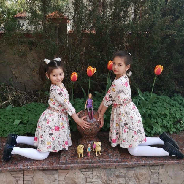 5-летние дочери Камалии и Захура Арабелла и Мирабелла