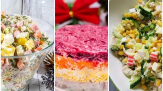 Необычное «Оливье», «Крабовый" и «Шуба» по-новому: ТОП-3 самых популярных новогодних салата