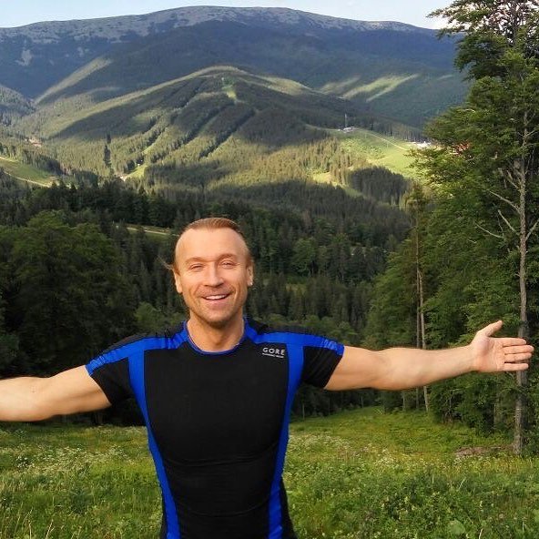 Олег Винник в горах