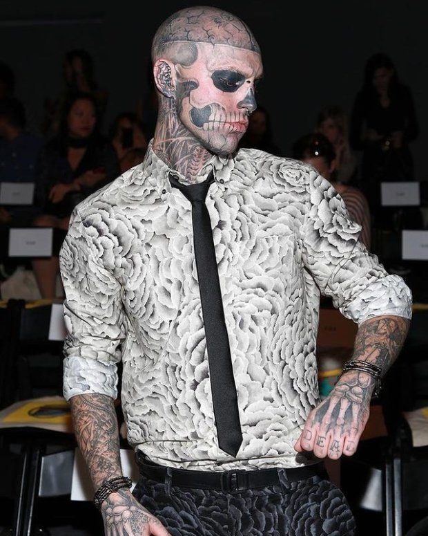 Самый татуированный человек Рик Дженест (78 фото)