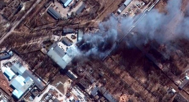 Спутники показали разрушения под Киевом