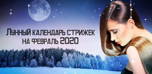 Лунный календарь стрижек на февраль 2020