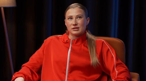 Катерина Нікітіна, кадр з інтерв'ю