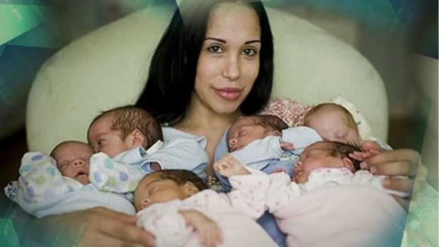 Надя Сулейман родила 8 детей