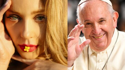 Українська співачка Тіна Кароль у Ватикані зустрілася з Папою Римським: про що мило спілкувалася пара