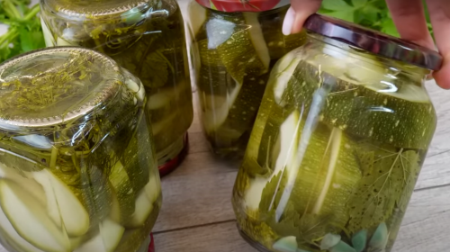 Мариновані кабачки
