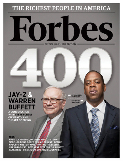 Муж Бейонсе Jay-Z на обложке журнала Forbes