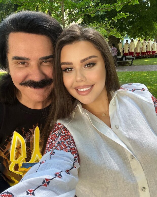 Павел Зибров с дочерью Дианой