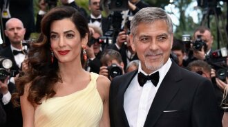 Жена Джорджа Клуни показала детей: сын — головорез и толстячок, дочь — изящная принцесса