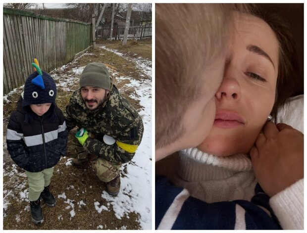 Андрій Федінчик, Наталка Денисенко та їх син, фото з соцмереж