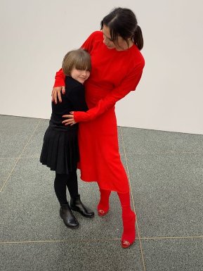 Виктория Бекхэм с дочерью Харпер