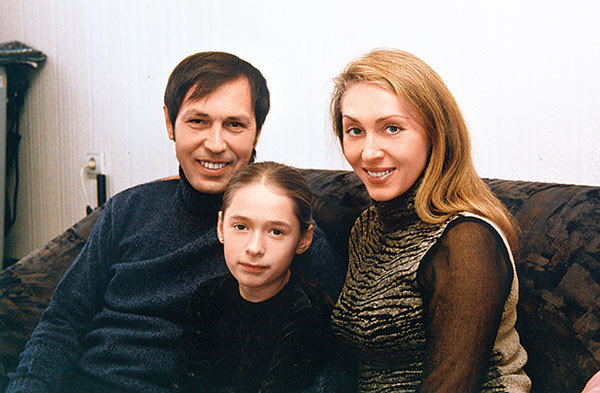 Микола Носков з родиною
