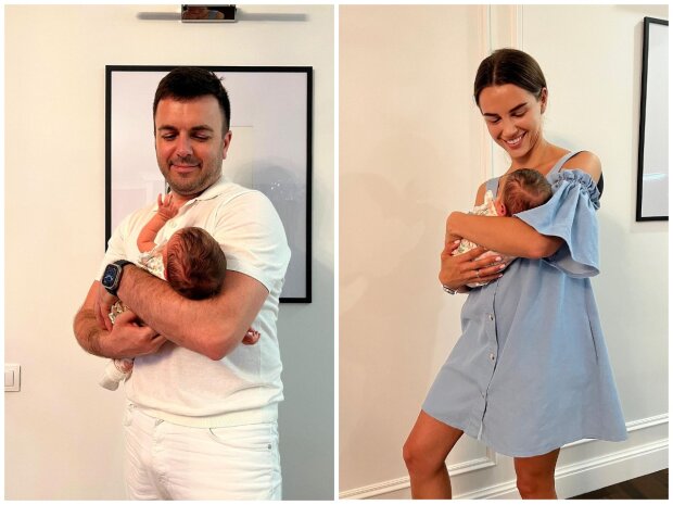 Григорий Решетник и его жена обнародовали фото с новорожденным ребенком