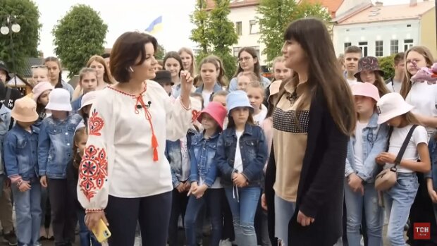 Маричка Падалко празднует победу Украины на Евровидении