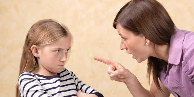 Как крик влияет на ребенка