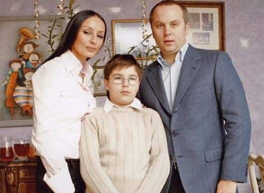 Нестор Шуфрич с экс-супругой и сыном Нестором