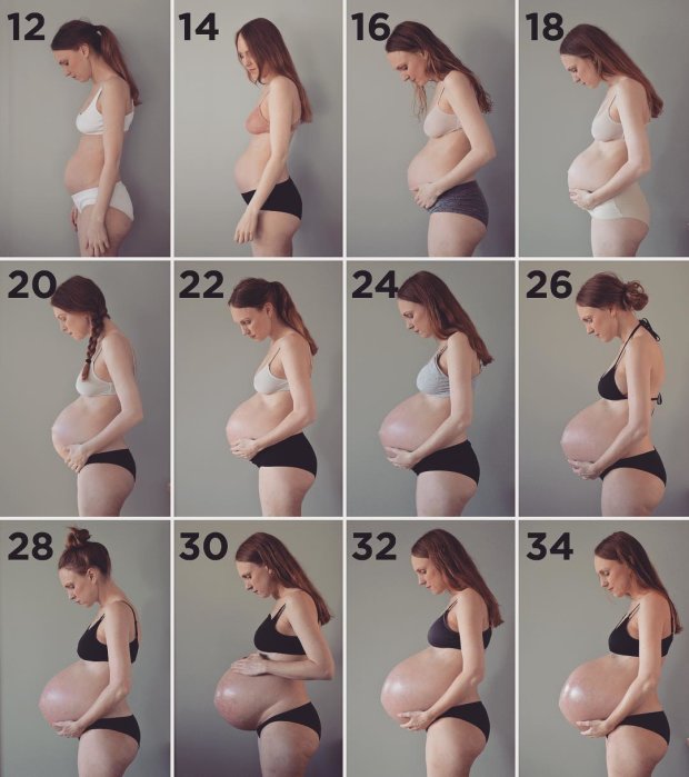 Вся беременность Марии по неделям/ Фото Instagram