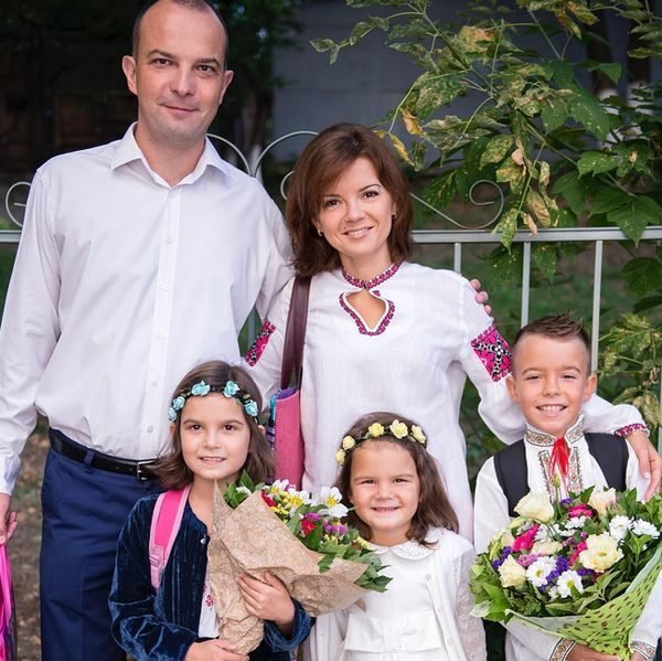 Маричка Падалко и семья