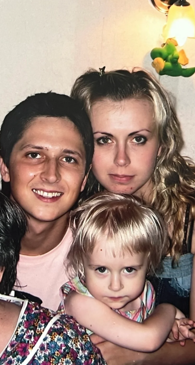 Александр Педан с женой