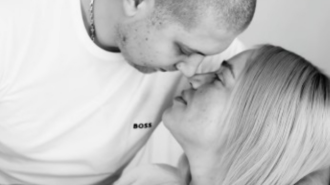 Інна Бєлєнь із чоловіком