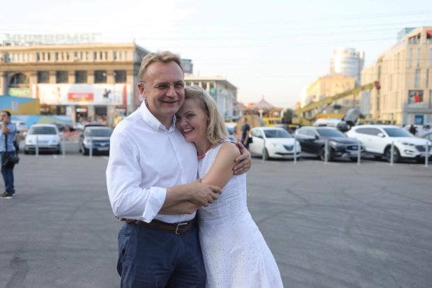 Андрей Садовый со своей супругой Екатериной