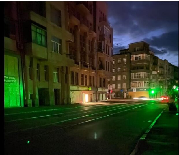 Отключения света. Фото: facebook.com/yelena.levandakeyzman