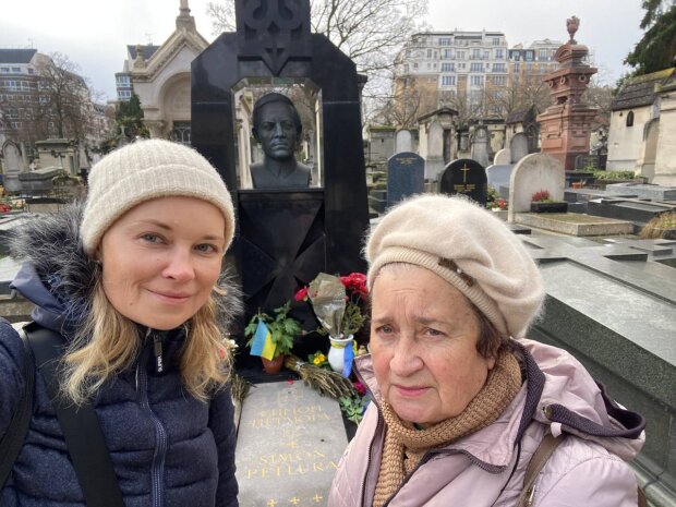 Лидия Таран с мамой в Париже