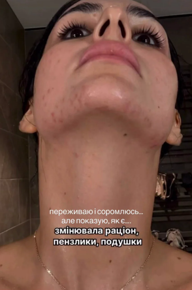 Анна Трінчер без макіяжу