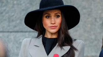 Meghan Markle, the fiancee of britain's Prince Harry, attends the Dawn Service at Wellington A