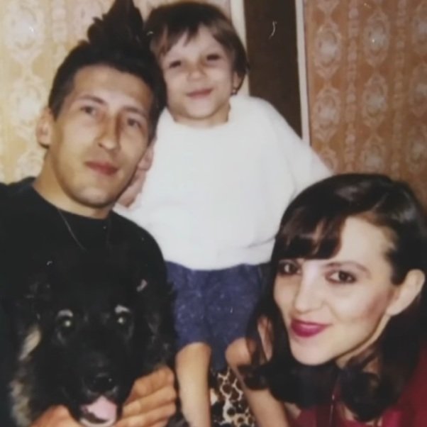 Юлія Самойлова з батьками