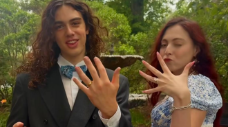 Маша Полякова и Эден, кадр с видео