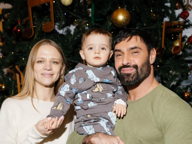 Віталій Козловський із сім'єю