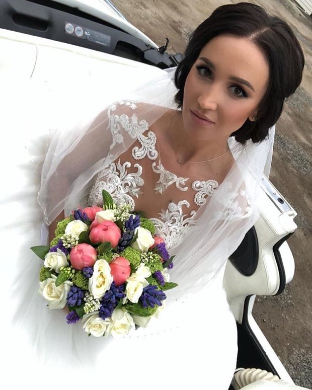 Ольга Бузова в свадебном платье