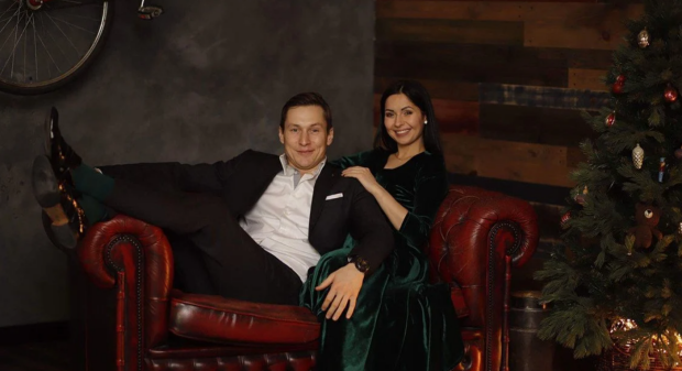 Костянтин Октябрський із колишньою дружиною