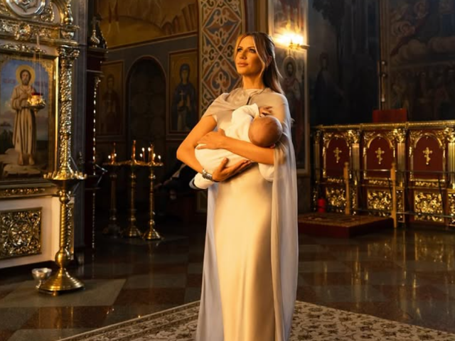 Леся Нікітюк з сином Оскаром, фото з соцмереж