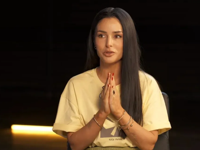 Злата Огнєвіч, кадр з інтерв'ю