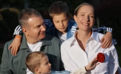 Юрій Горбунов, Катя Осадча, діти, сім'я