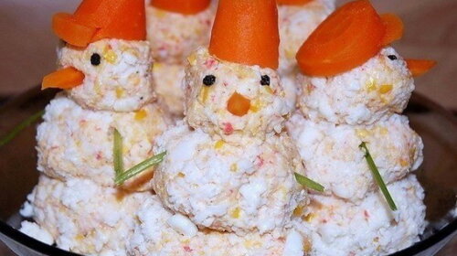"Веселі Сніговики – - найшвидша новорічна закуска