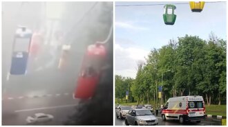 В Харькове 17-летний парень выпрыгнул из кабины канатной дороги и попал под машину: медики борются за его жизнь (ВИДЕО)