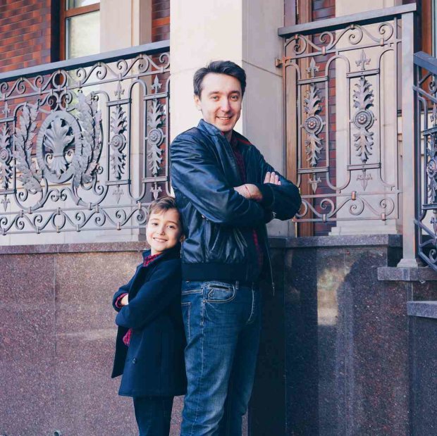Михайло Присяжнюк з сином