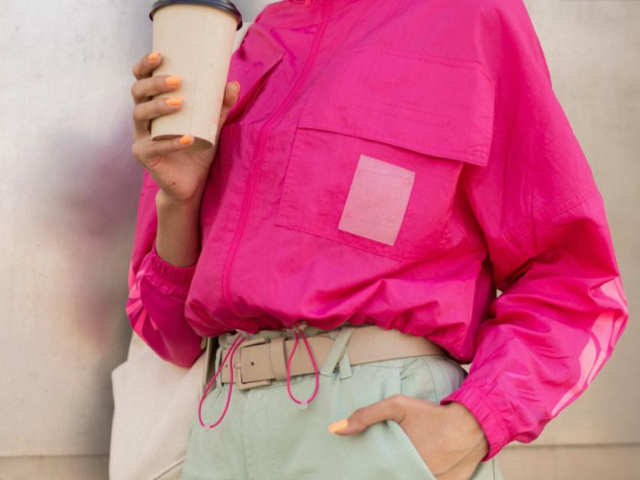 Женщина, мода, одежда, куртка