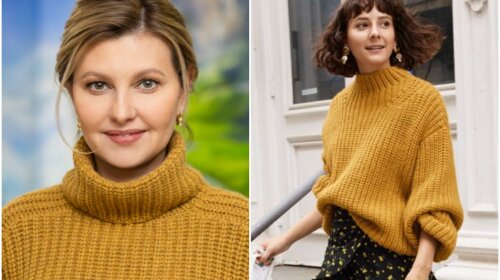 Елена Зеленская показала самый модный свитер 2023 года: отлично смотрится как джинсами, так и с юбкой (фото)