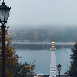 Погода, туман, Київ, фото з соцмереж
