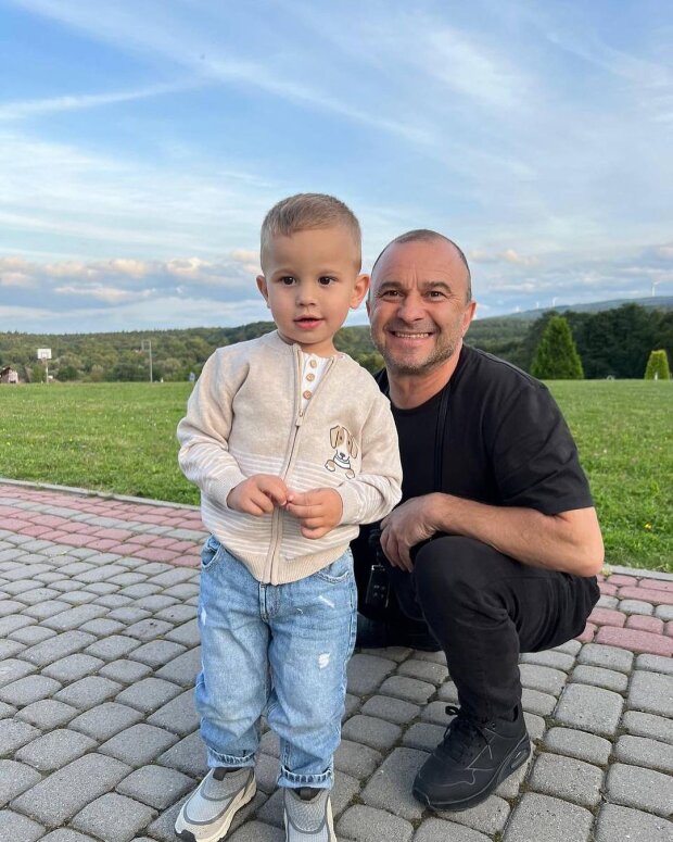 Віктор Павлик із молодшим сином Мишком