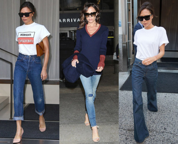 Вікторія Бекхем у своїх улюблених джинсах