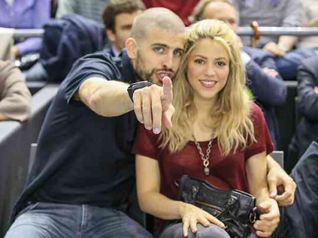 Gerard Pique and Shakira spotted at a basketball match in Barcelona