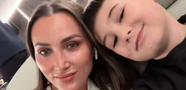 Анна Ризатдинова с сыном