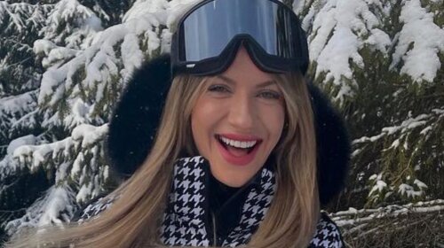 Леся Никитюк в модном лыжном комбинезоне произвела  фурор в Буковеле  – блистала, как настоящая звезда